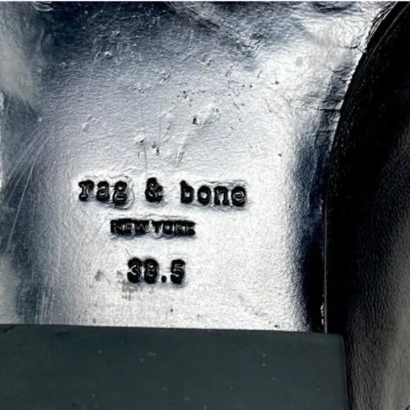 Rag & Bone Walker Italian Lamb Napa Leather Chelsea Ankle Boot - Picture 12 of 14